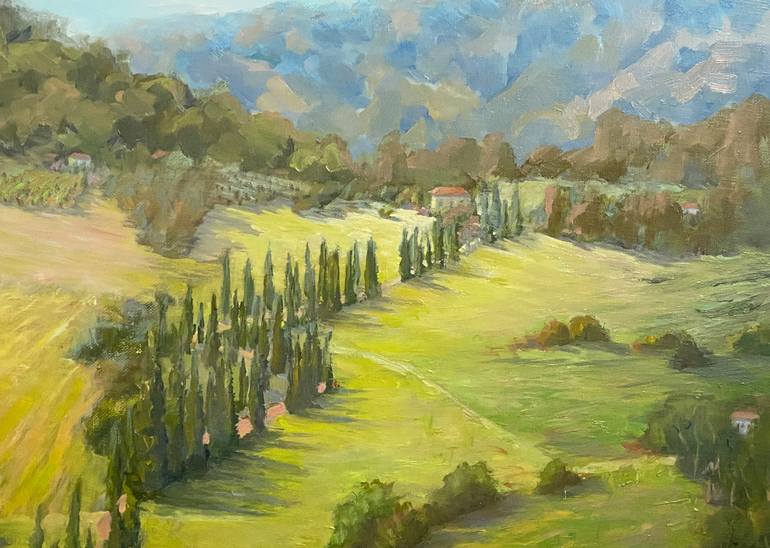 Original Fine Art Landscape Painting by Tatyana Fogarty