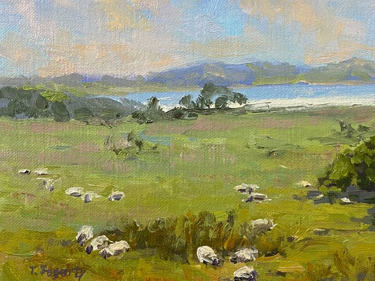 Original Fine Art Landscape Painting by Tatyana Fogarty