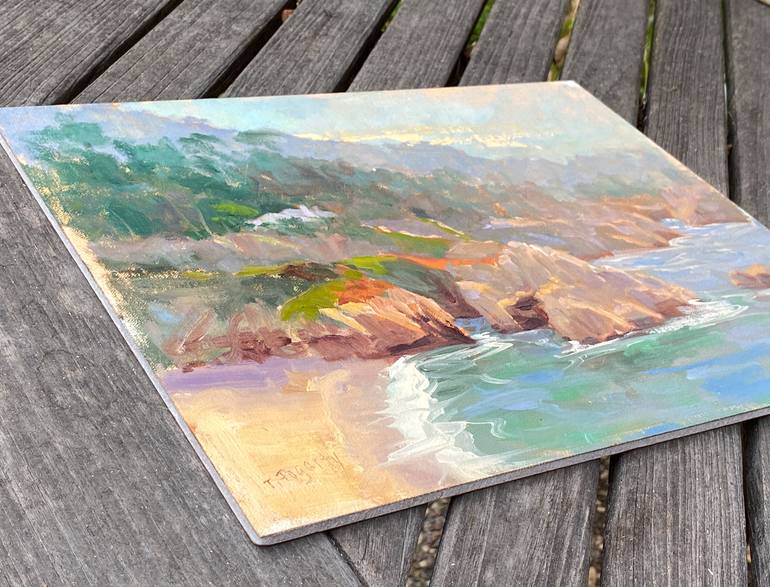 Original Impressionism Seascape Painting by Tatyana Fogarty