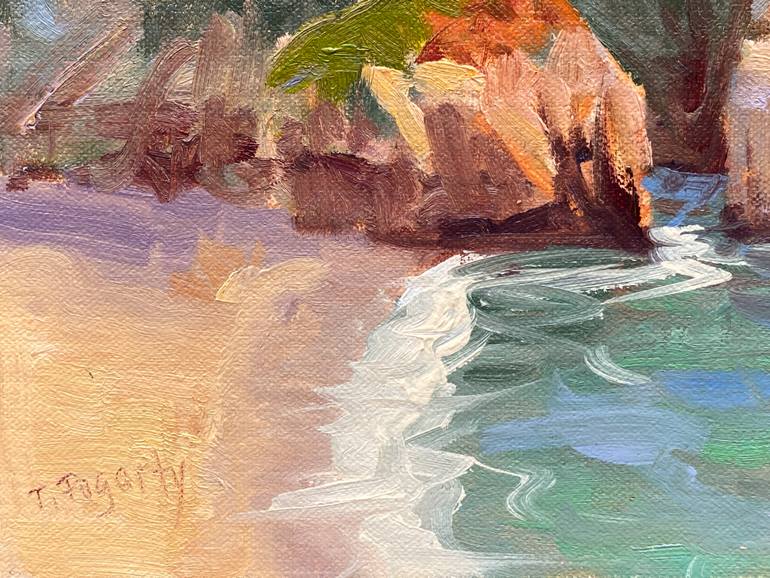 Original Impressionism Seascape Painting by Tatyana Fogarty