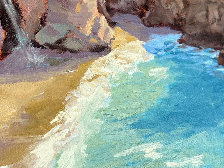 Original Fine Art Seascape Painting by Tatyana Fogarty
