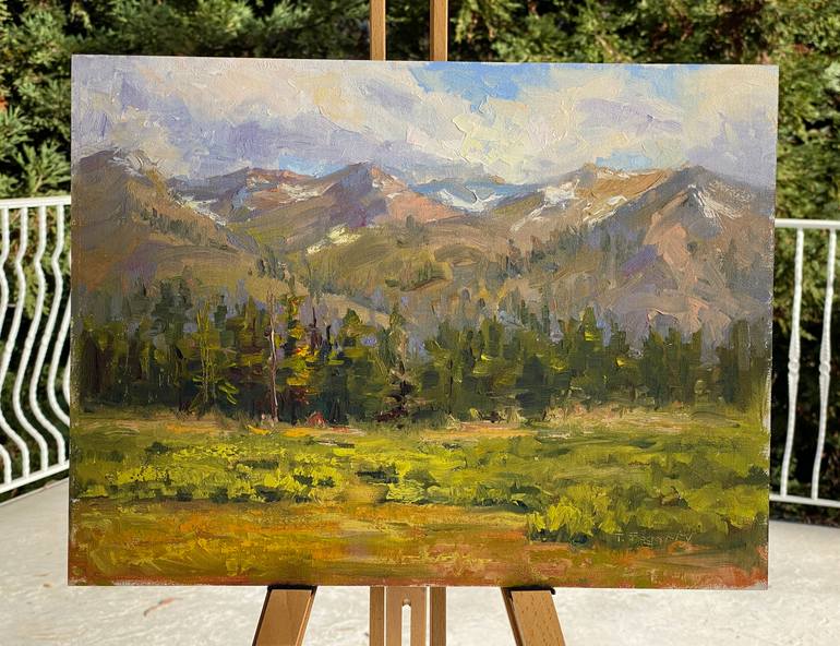 Original Impressionism Landscape Painting by Tatyana Fogarty