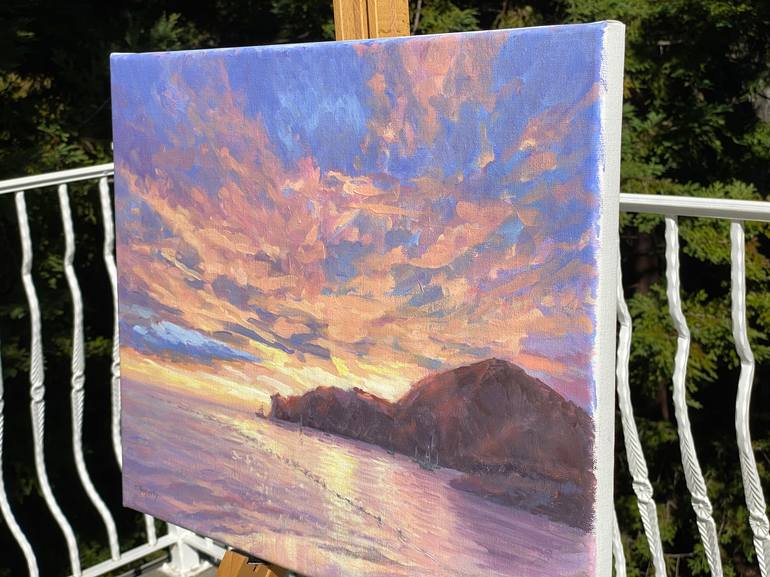 Original Fine Art Seascape Painting by Tatyana Fogarty