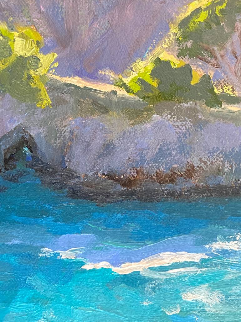 Original Impressionism Seascape Painting by Tatyana Fogarty