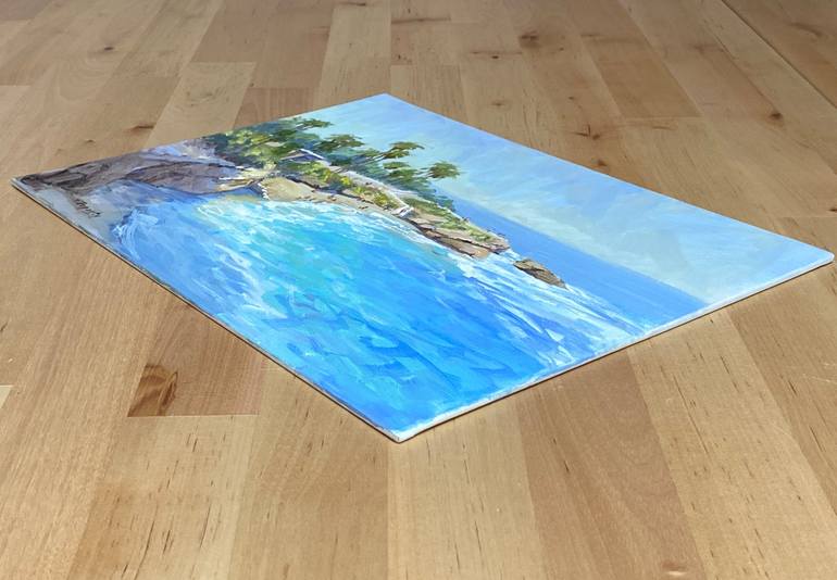 Original Beach Painting by Tatyana Fogarty