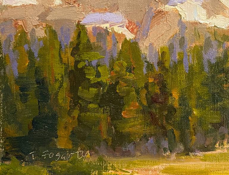Original Fine Art Landscape Painting by Tatyana Fogarty