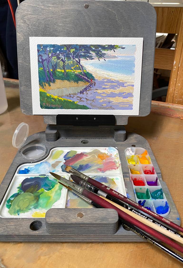 Original Impressionism Landscape Painting by Tatyana Fogarty