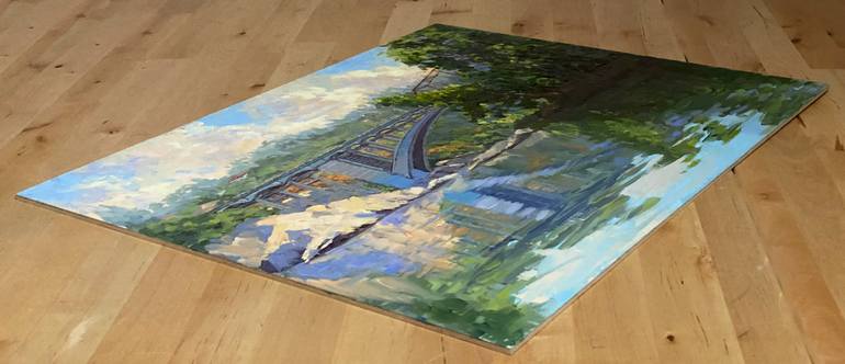 Original Fine Art Landscape Painting by Tatyana Fogarty