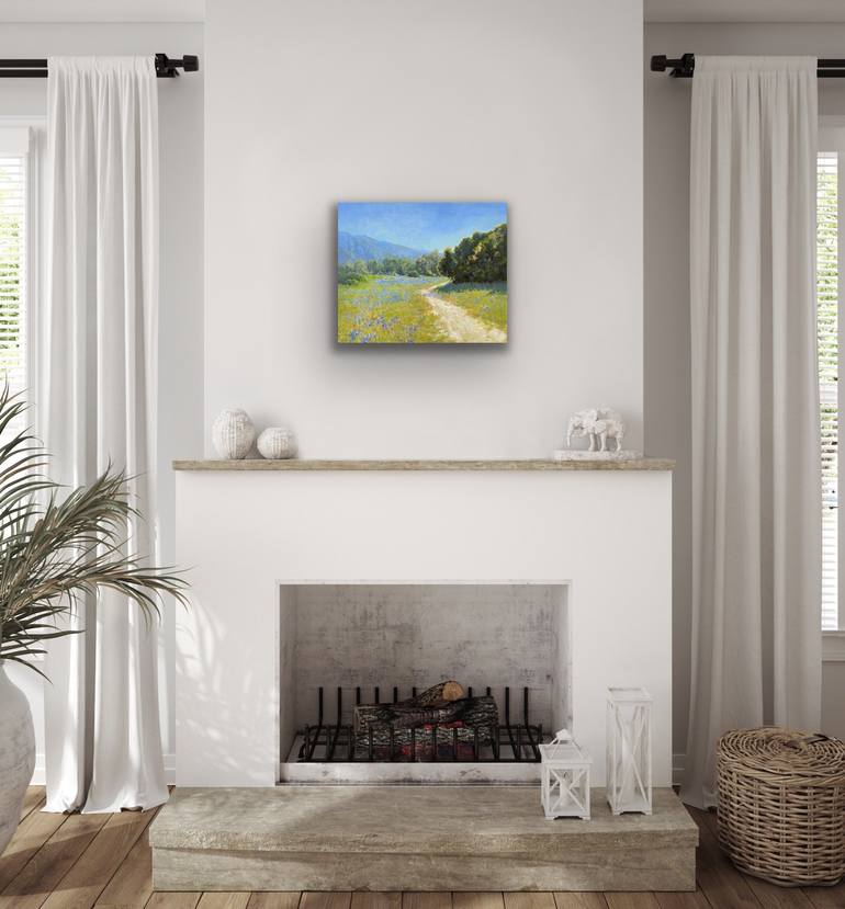 Original Expressionism Landscape Painting by Tatyana Fogarty