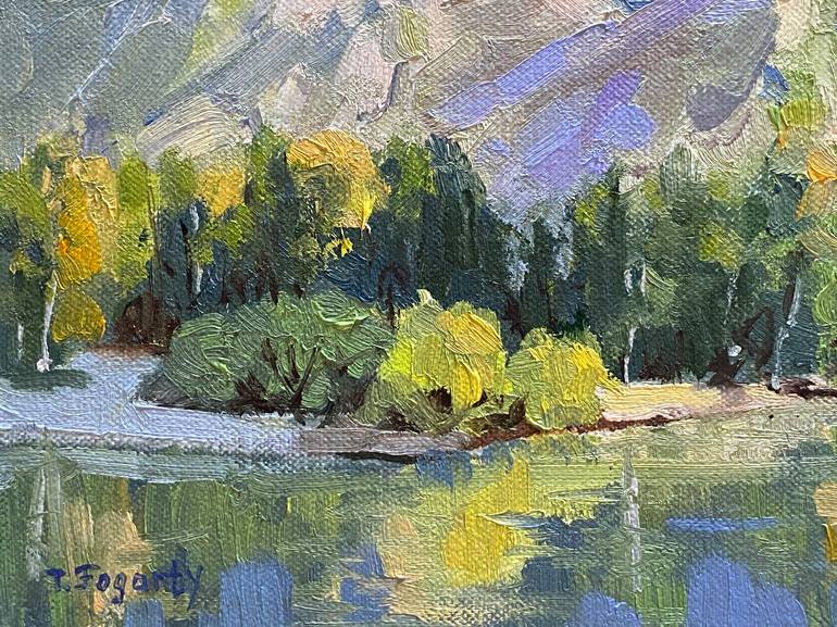 Original Expressionism Landscape Painting by Tatyana Fogarty