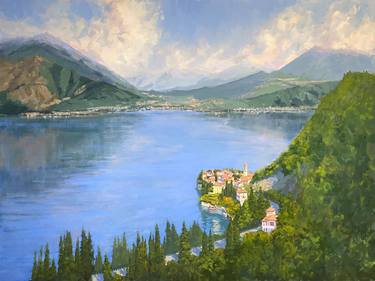 View Of Varenna On Lake Como, Italy thumb
