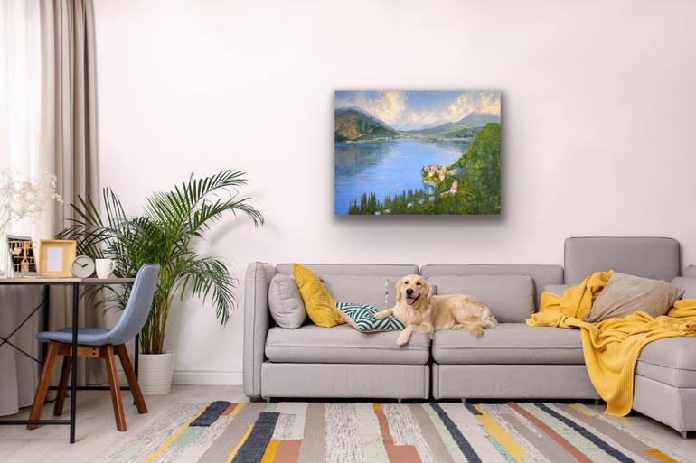 Original Impressionism Travel Painting by Tatyana Fogarty