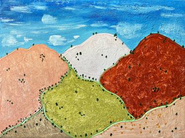 Original Contemporary Landscape Mixed Media by Patrick Smith