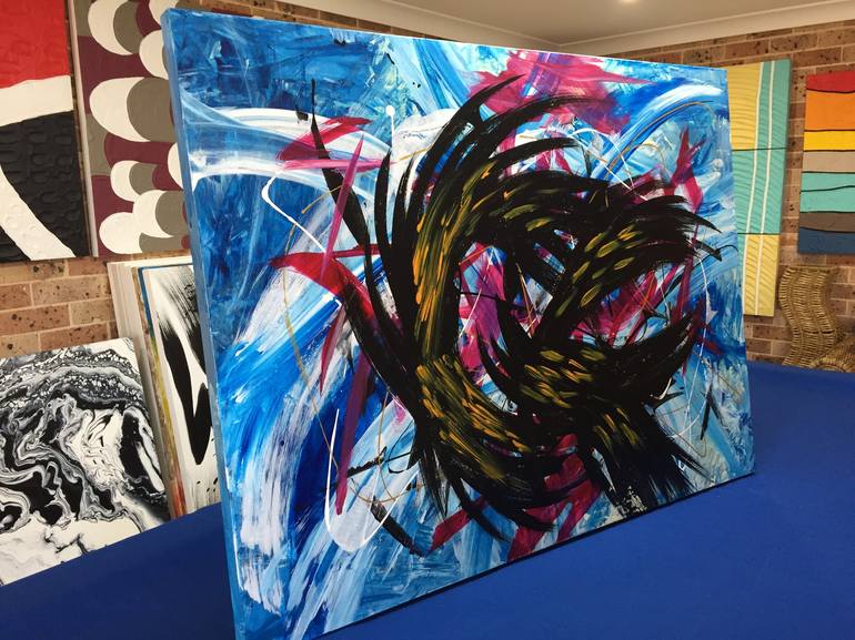 Original Abstract Painting by Patrick Smith