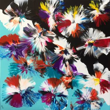 Original Expressionism Floral Paintings by Patrick Smith