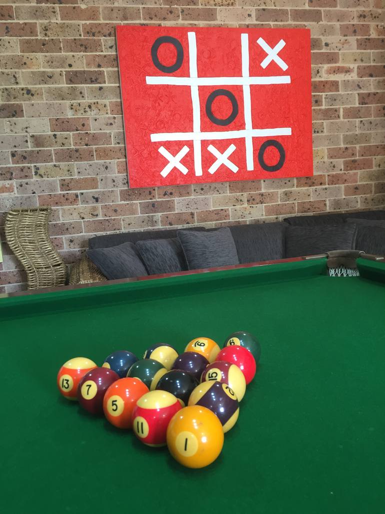 Original Art Deco Family Painting by Patrick Smith