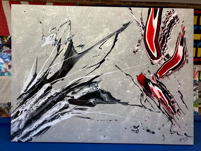 Original Abstract Expressionism Abstract Painting by Patrick Smith