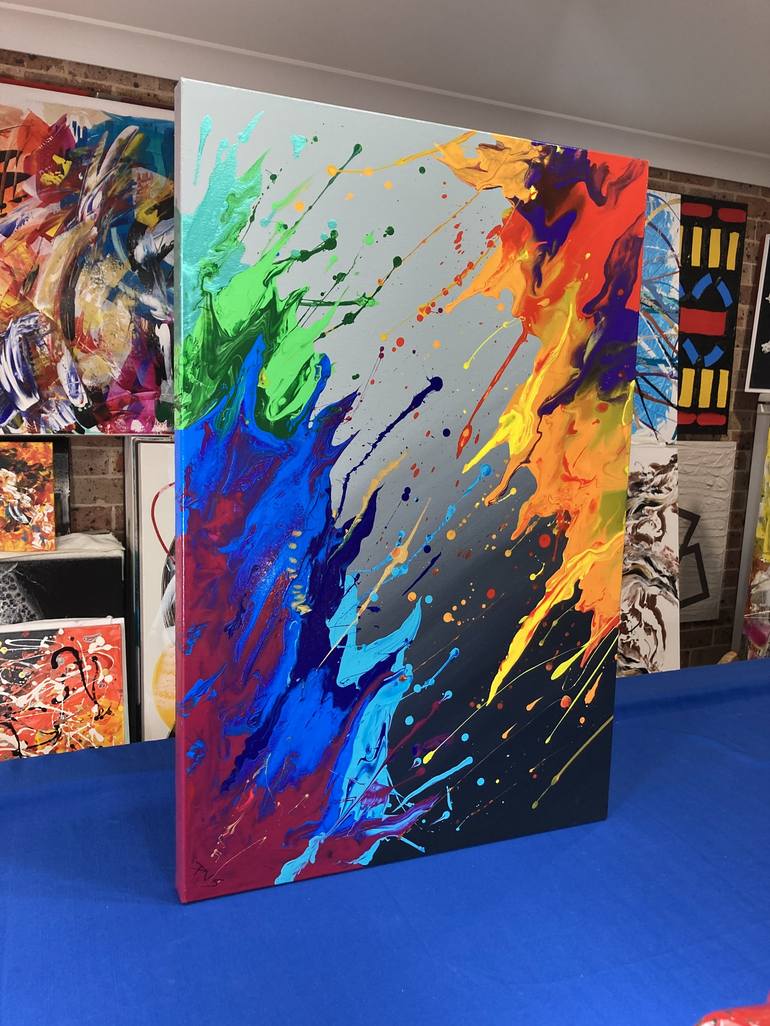 Original Abstract Painting by Patrick Smith