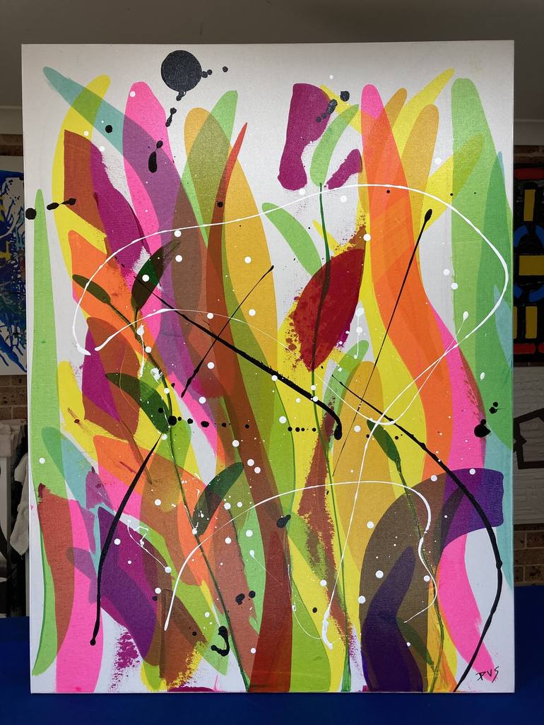 Original Abstract Painting by Patrick Smith