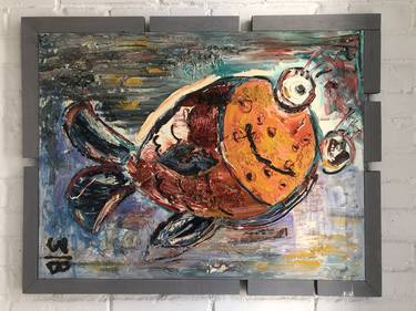 Print of Abstract Fish Paintings by VIKTOR Vinichenko