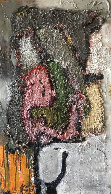 Original Abstract Expressionism Abstract Painting by Viktor Vinichenko