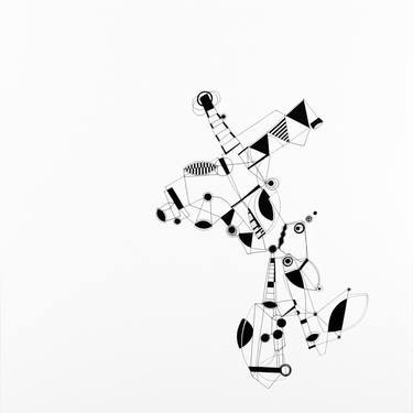 Original Minimalism Abstract Drawings by Koen Deschuyter