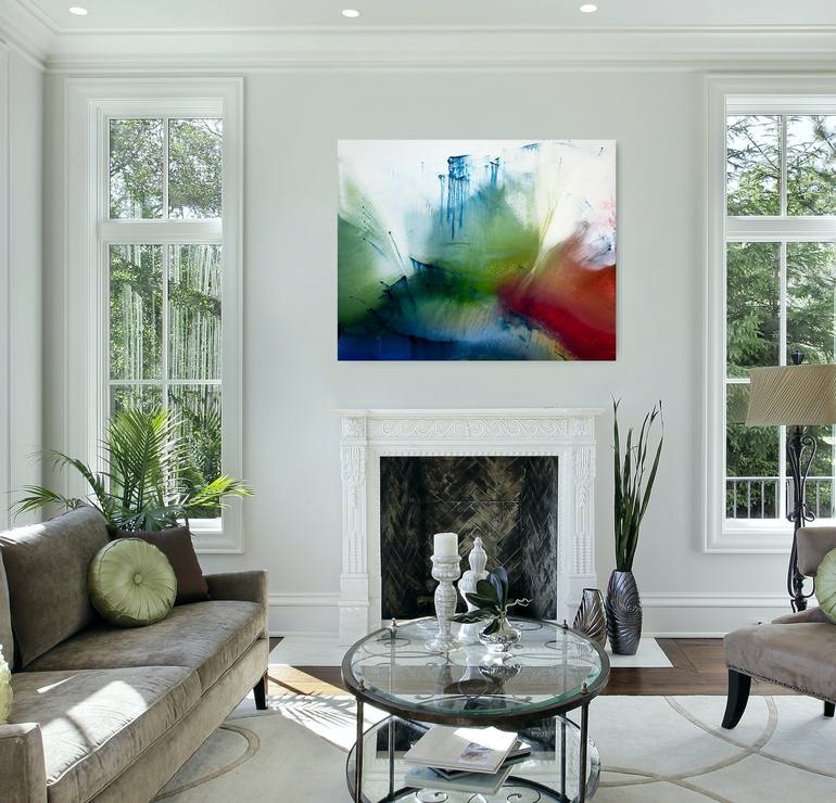 Original Abstract Painting by Annette Poitau Levine