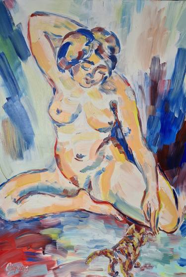 Original Erotic Paintings by Olesja Pop