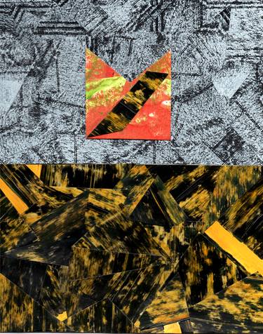 Print of Abstract Collage by Gilson Bezerra