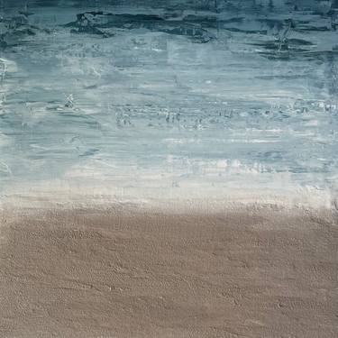 Original Abstract Expressionism Beach Mixed Media by lauren silk