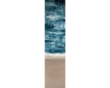 Original Abstract Expressionism Beach Mixed Media by lauren silk
