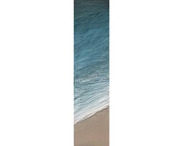Original Abstract Beach Mixed Media by lauren silk