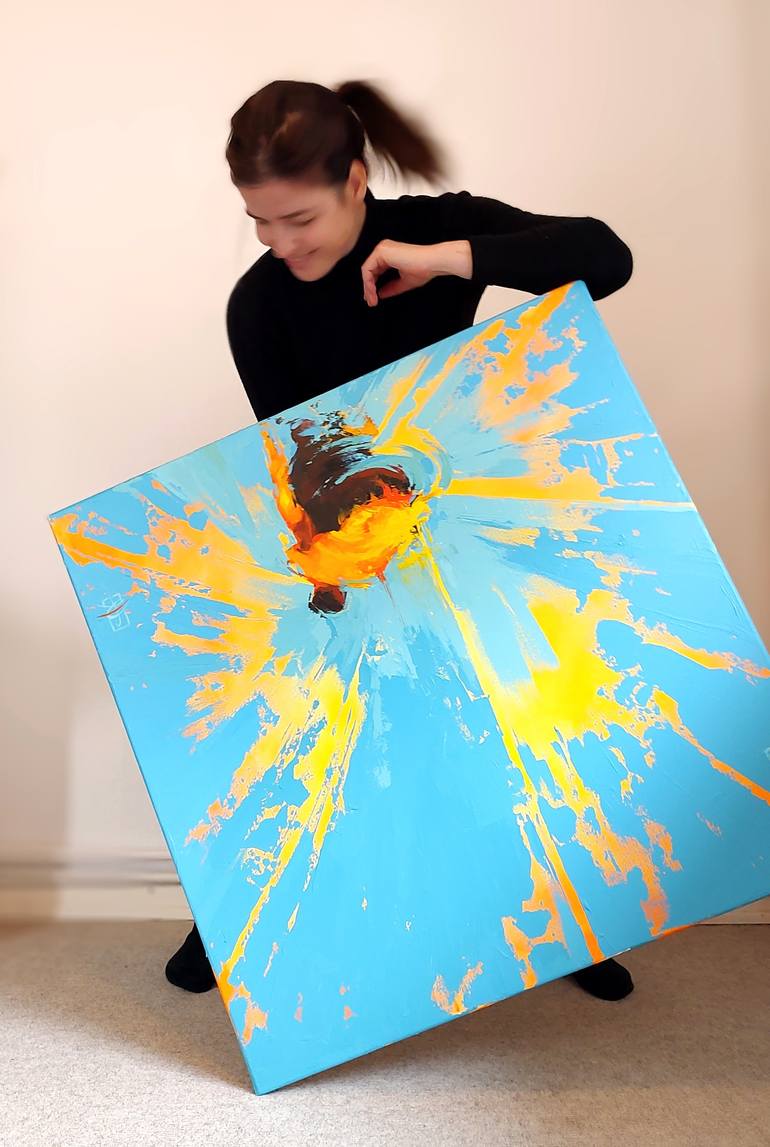 Original Figurative Sports Painting by Fabia Zobel