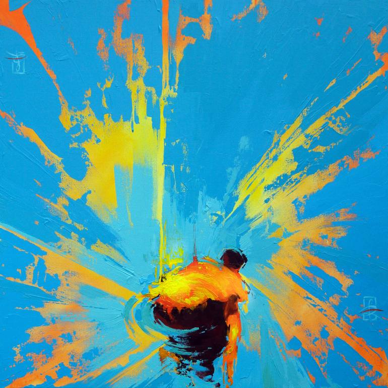 Original Figurative Sports Painting by Fabia Zobel