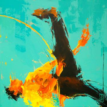 Original Figurative Sport Painting by Fabia Zobel