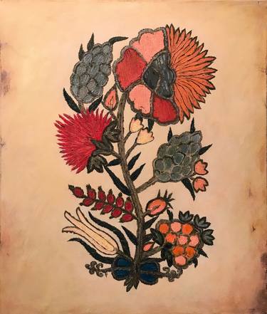 Print of Folk Floral Paintings by Tetiana Parysh