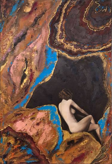 Original Art Deco Erotic Paintings by Tetiana Parysh