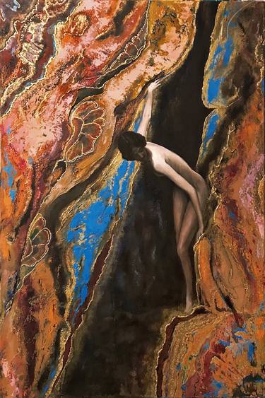 Original Art Deco Nude Paintings by Tetiana Parysh