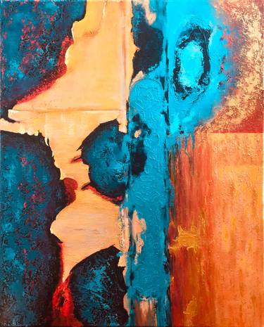 Original Abstract Expressionism Abstract Paintings by Tetiana Parysh