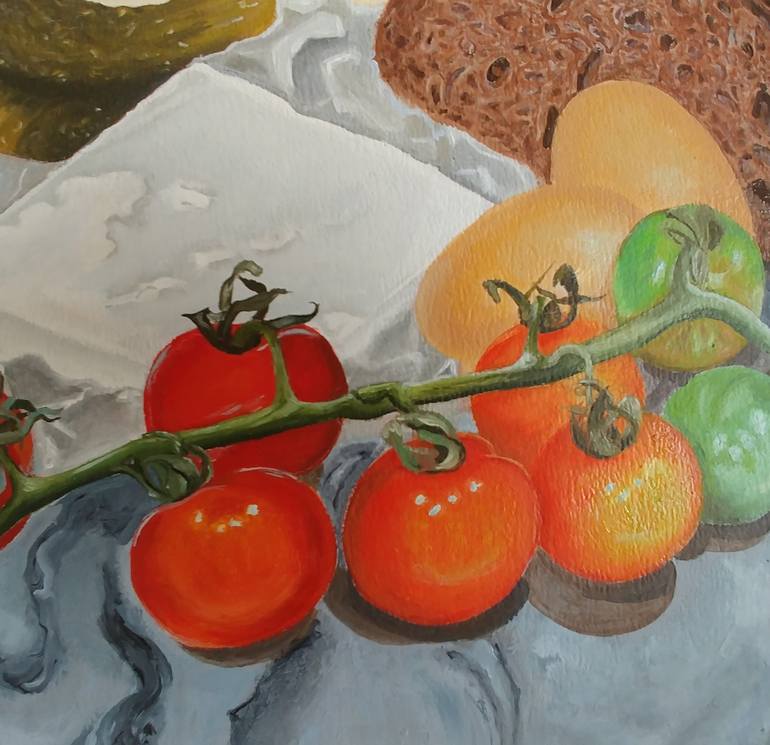 Original Food Painting by Dessi Balinova