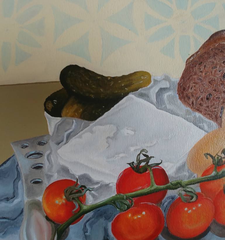 Original Food Painting by Dessi Balinova