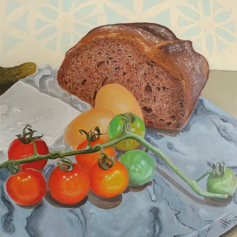 Original Fine Art Food Painting by Dessi Balinova