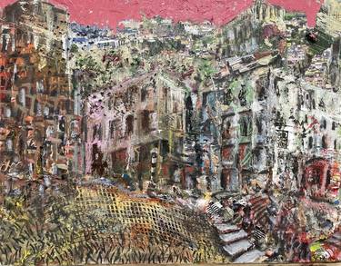 Print of Abstract Architecture Paintings by Simmi Khanna