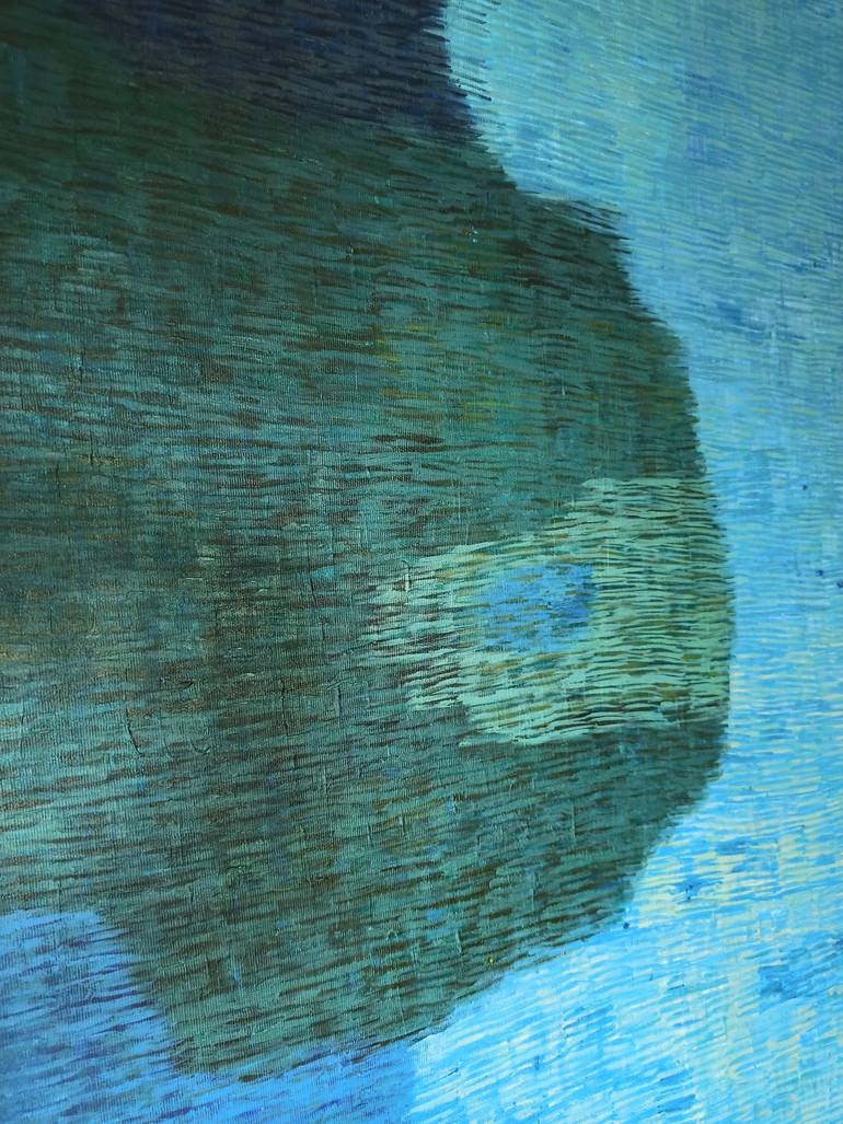 Original Impressionism Abstract Painting by Miljan Stevanovic