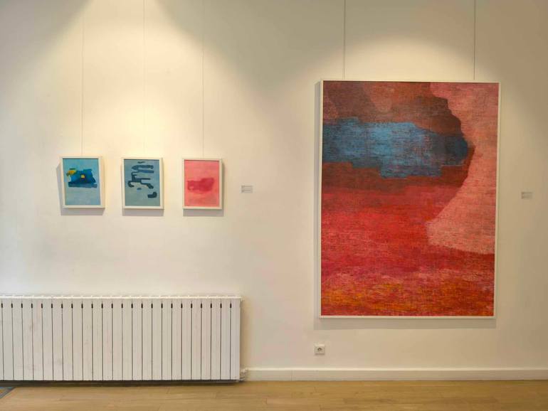 Original Impressionism Abstract Painting by Miljan Stevanovic