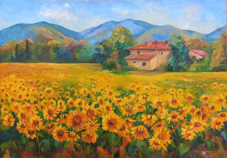 Print of Fine Art Landscape Paintings by Natalya Smirnova