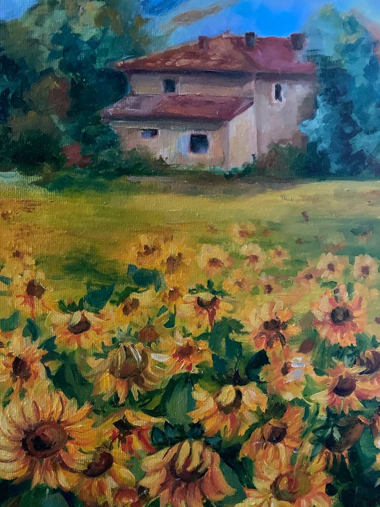 Original Impressionism Landscape Painting by Natalya Smirnova