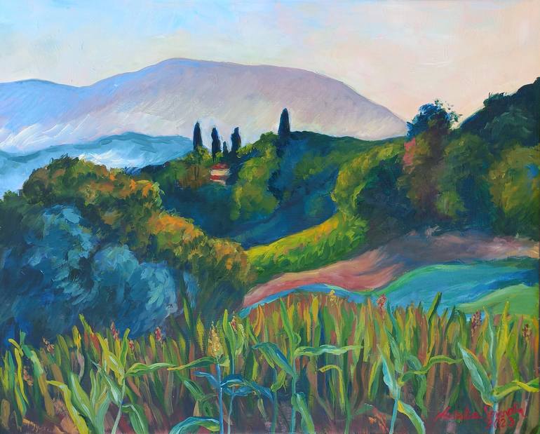 Print of Fine Art Landscape Paintings by Natalya Smirnova