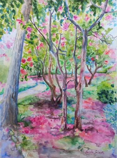 Print of Garden Paintings by Natalya Smirnova