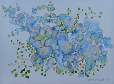 Original Expressionism Botanic Paintings by Natalya Smirnova